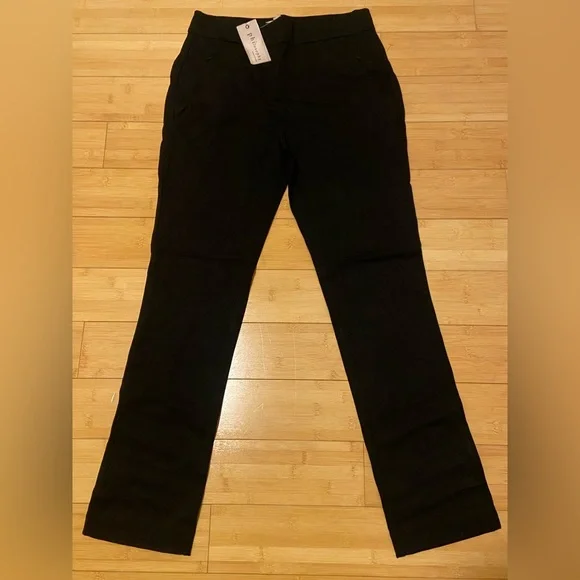 Philosophy Black Stretch Work Pants Small Petite NWT - Picture 2 of 9